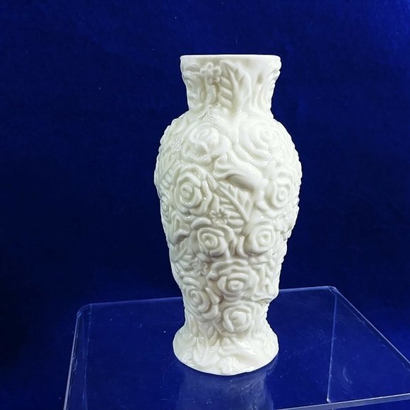 Vanity Desk Set International Silver Company Embossed Rose Gold Trim 3 Piece Set - Picture 8 of 12